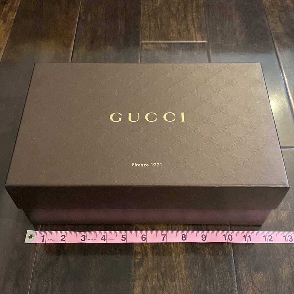 Gucci Box Empty Authentic 12”X 7”X 4.2” - image 1